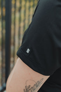 The Babe Mock Neck Tee - Betty & Babe