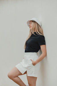 The Babe Mock Neck Tee - Betty & Babe